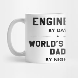 Engineer by day best dad by night Mug